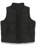 Daily Paper monogram-jacquard gilet - Black