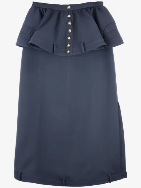 Rokh falda midi con peplum