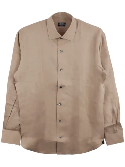 Zegna camisa Oasi Lino