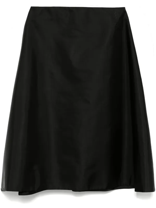 【関税＆送料込み】Marni A-Line Midi Skirt Marni A-line Cotton Midi Skirt | Blue | FARFETCH SG