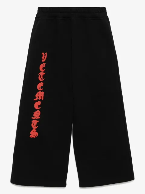 Vetements Kids بنطال رياضي بطبعة شعار الماركة