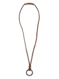 ERALDO ring-pendant necklace - Brown