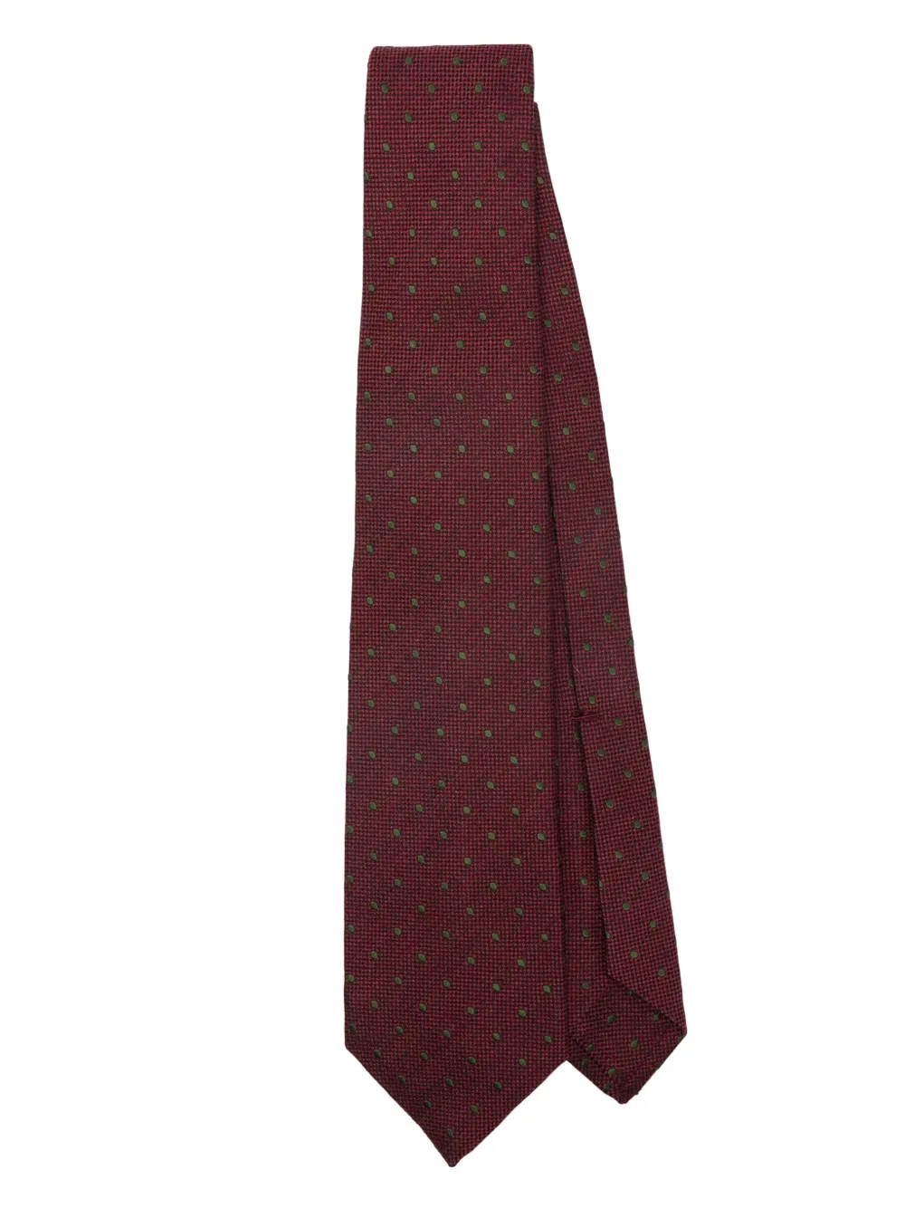 Barba polka dot tie - Red