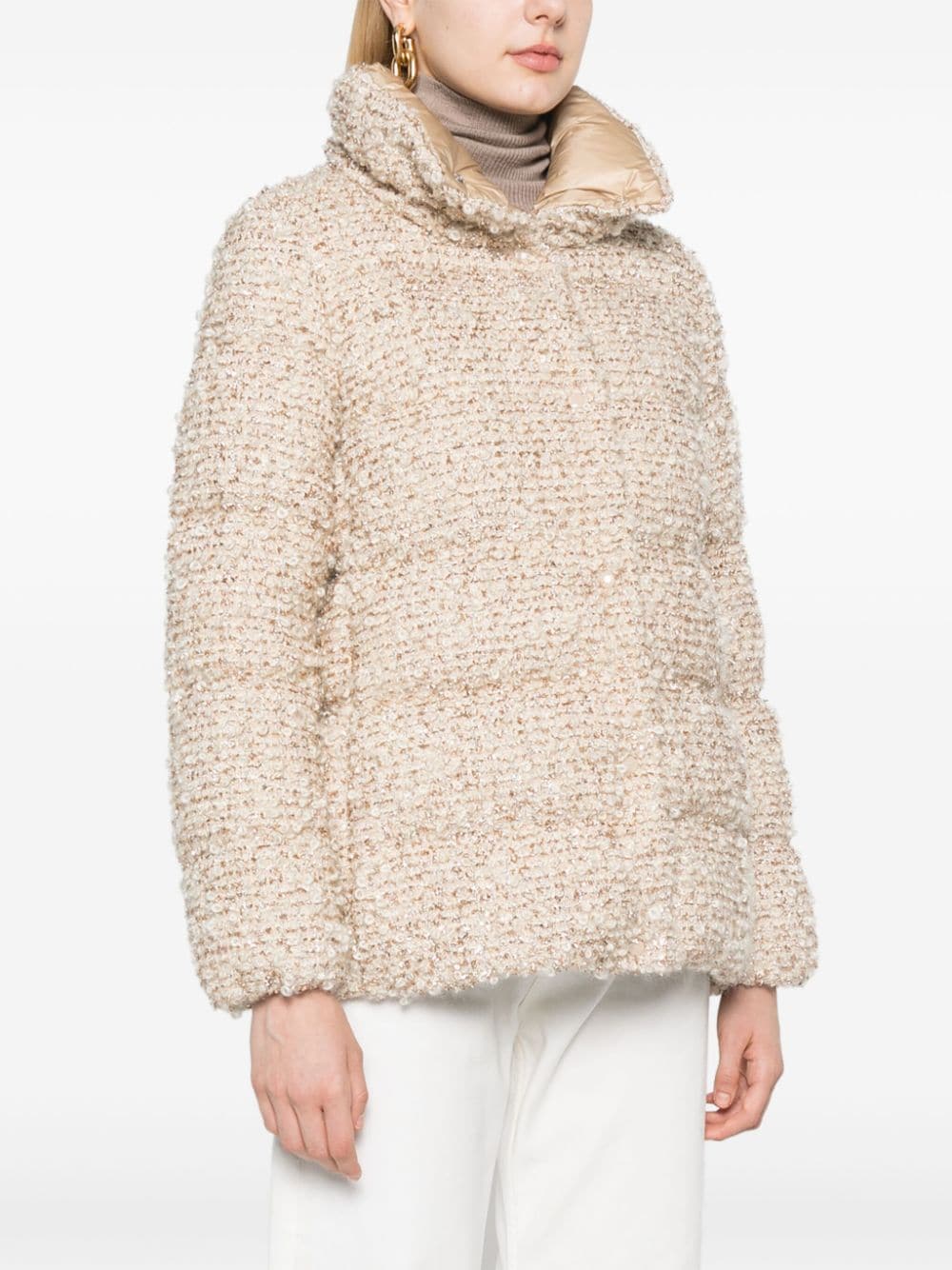 Shop Moncler Cochevisse Jacket In Neutrals