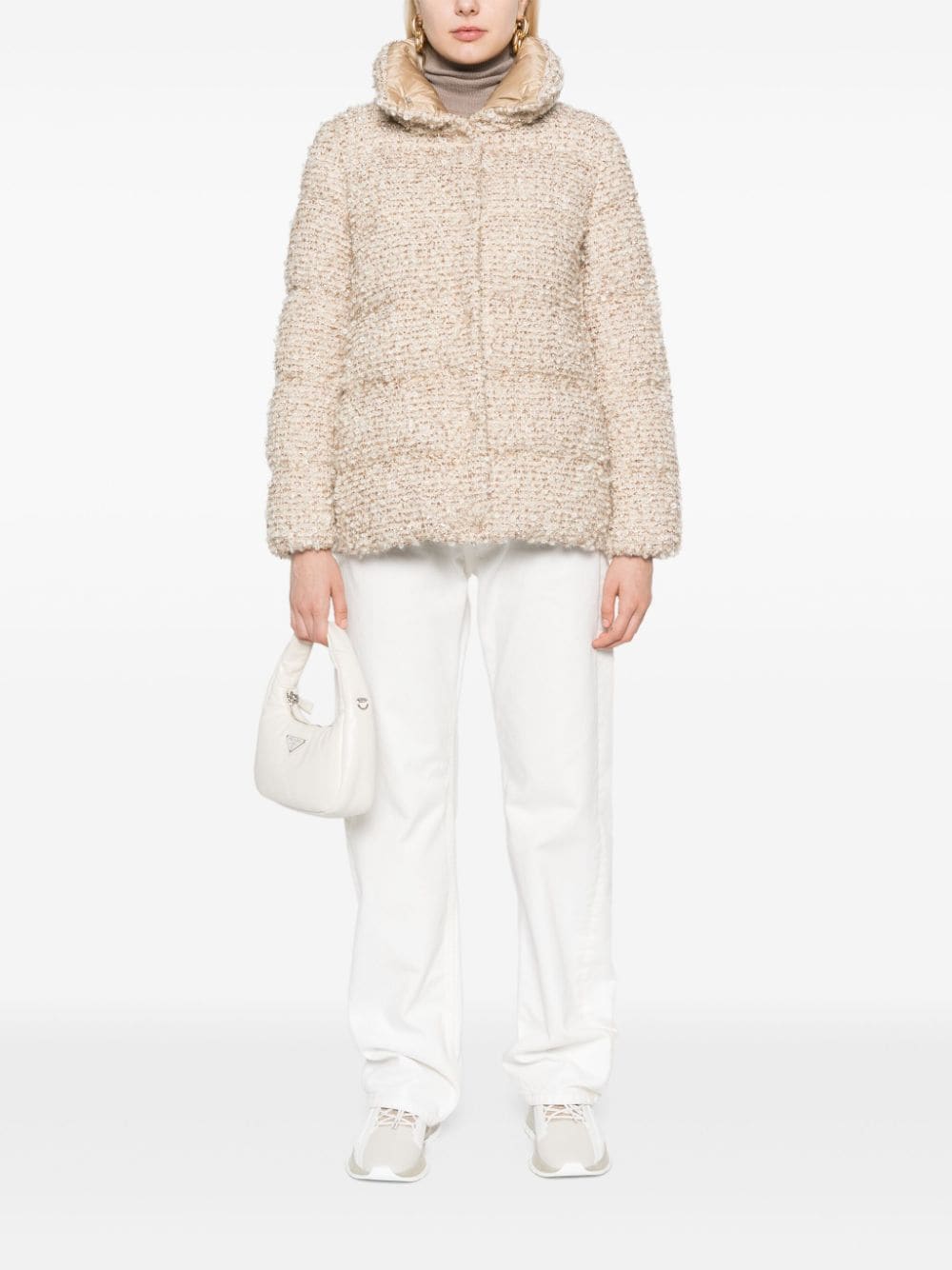 Shop Moncler Cochevisse Jacket In Neutrals