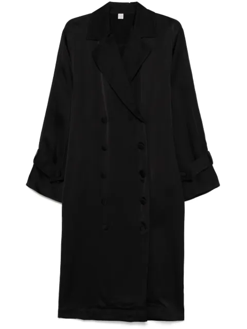 TOTEME vestido midi de satén