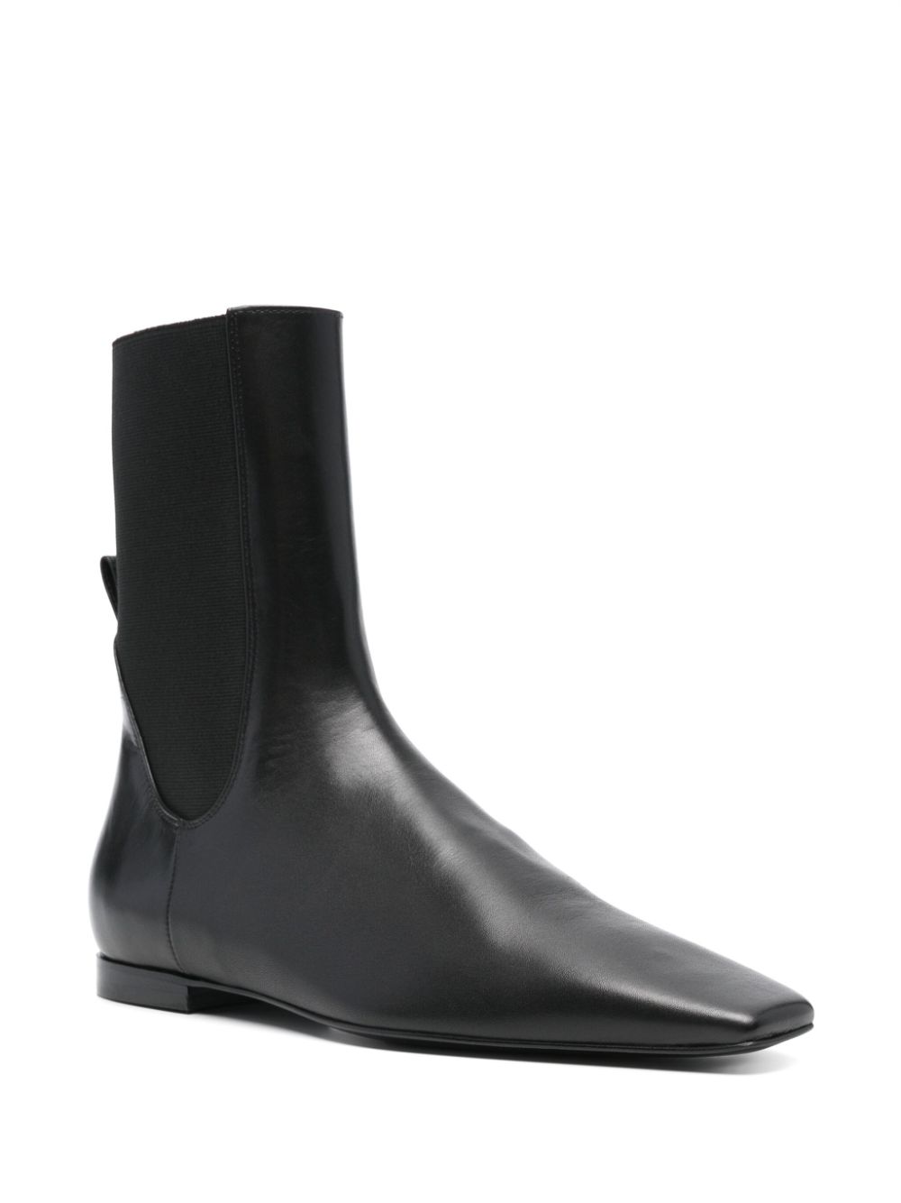 TOTEME leather Chelsea boots Black