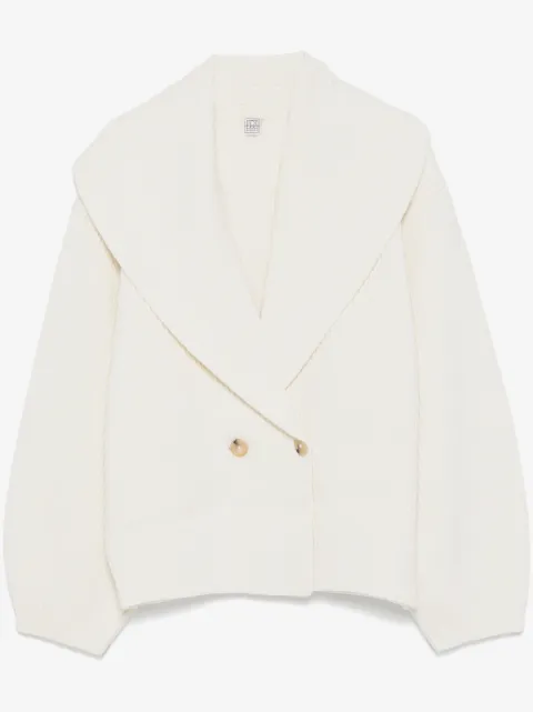 TOTEME shawl-lapel cardigan