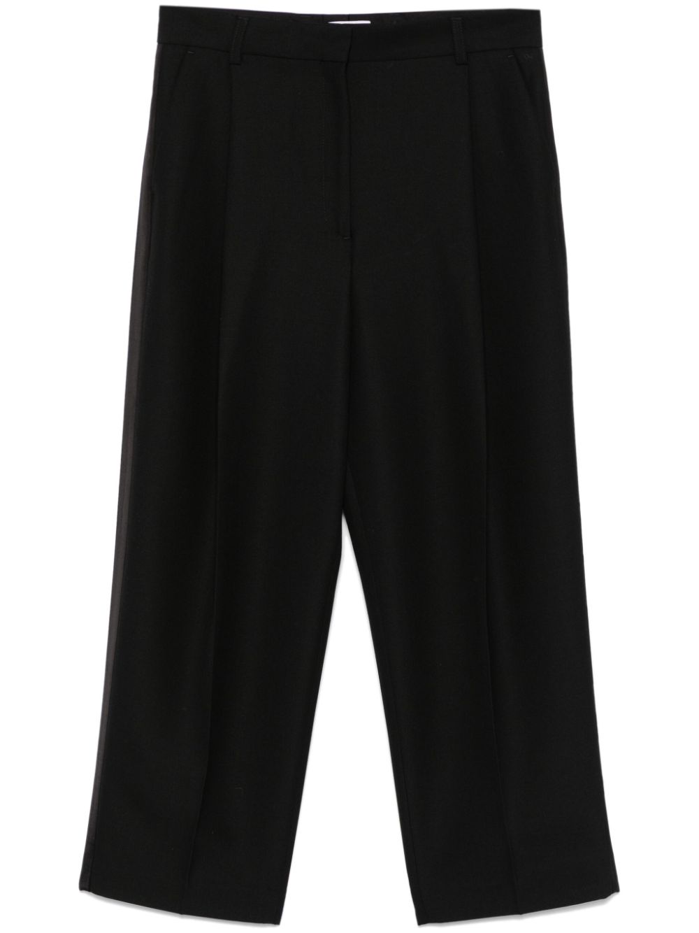 Totême Pleated Trousers In 黑色