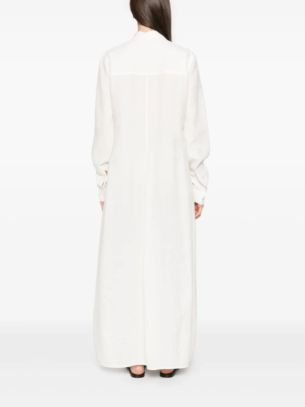 TOTEME Parachute maxi-blousejurk Beige