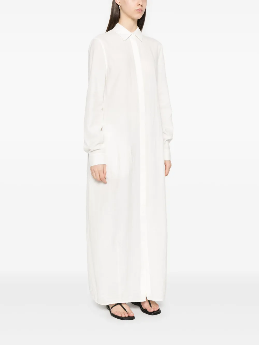 TOTEME Parachute maxi-blousejurk Beige