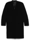 TOTEME Deep pleat coat - Black