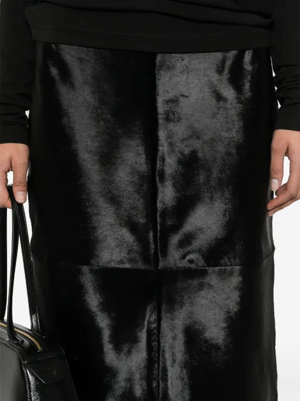TOTEME トテム Aライン レサ ミティ スカト 【関税込】 TOTEME Aラインスカート | ブラック | FARFETCH JP