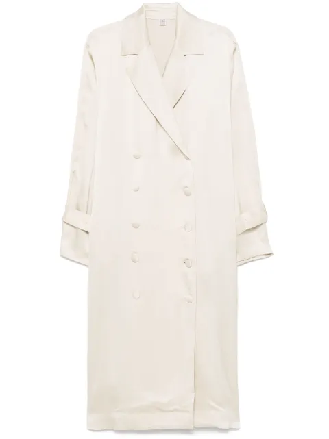 TOTEME Straight Satin Trench Coat