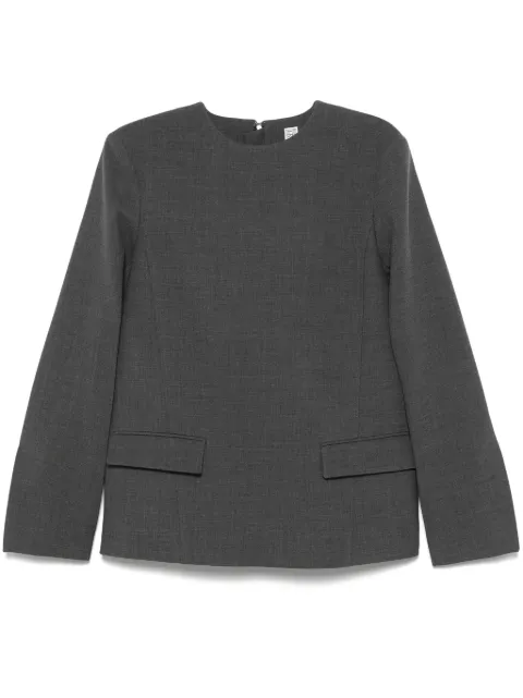 TOTEME mélange-effect blouse