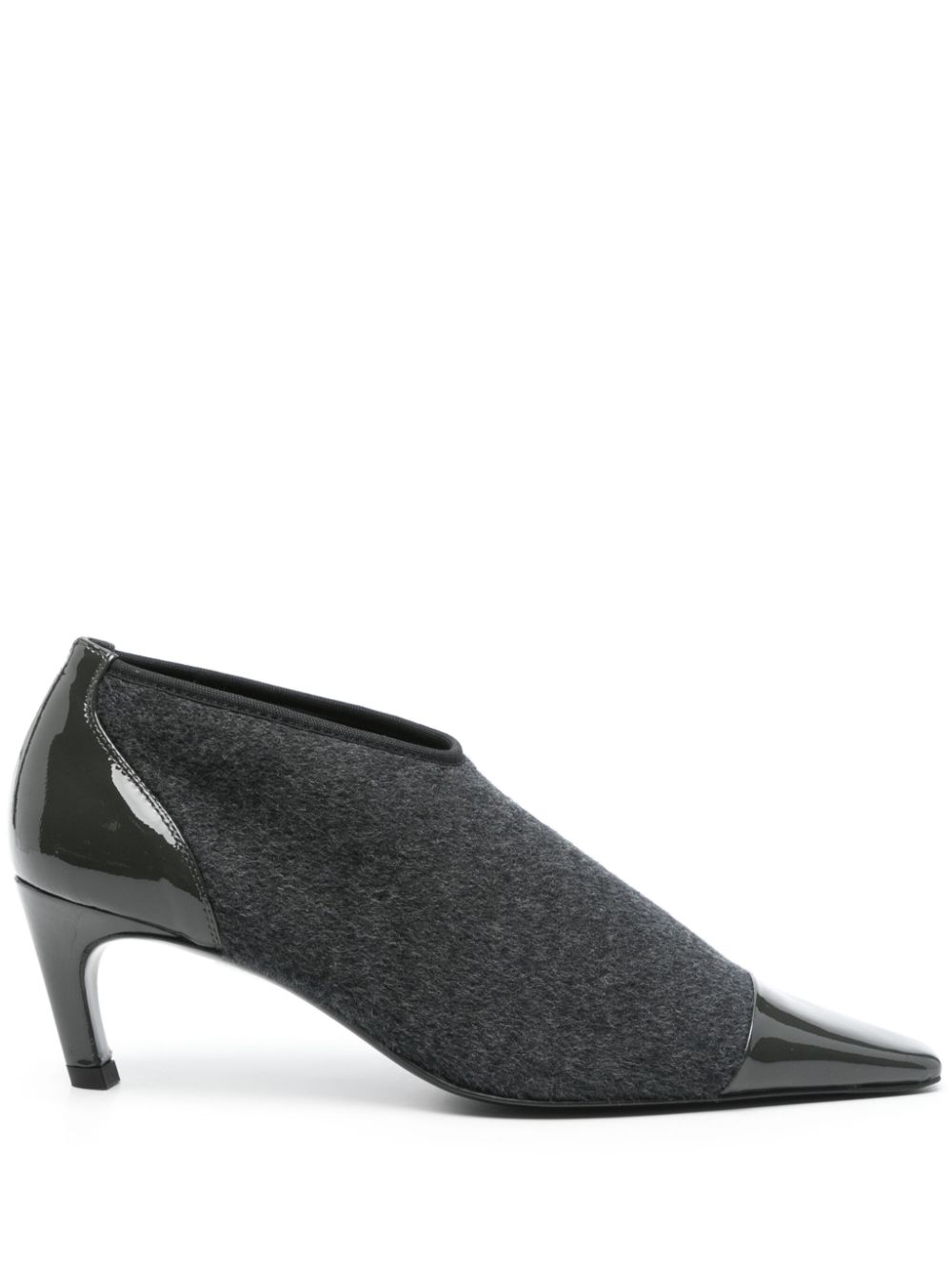 TOTEME 60mm Bi-Material pumps Grey