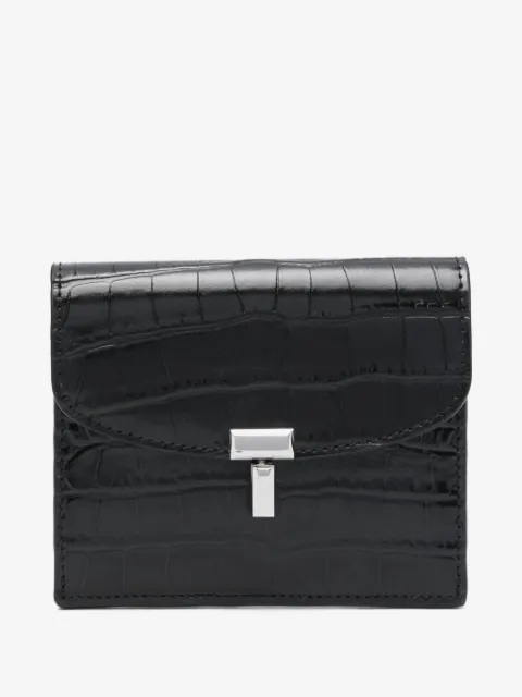 TOTEME Portacarte T-lock in pelle
