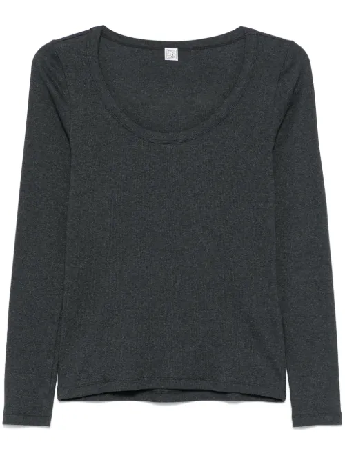 TOTEME t-shirt à col rond - Gris - TOTEME - Modalova