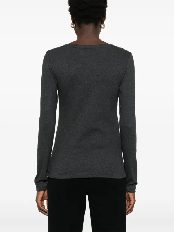 TOTEME クルーネック Tシャツ | グレー | FARFETCH JP 