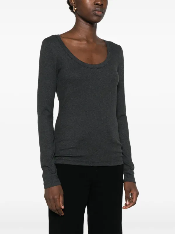 TOTEME クルーネック Tシャツ | グレー | FARFETCH JP 