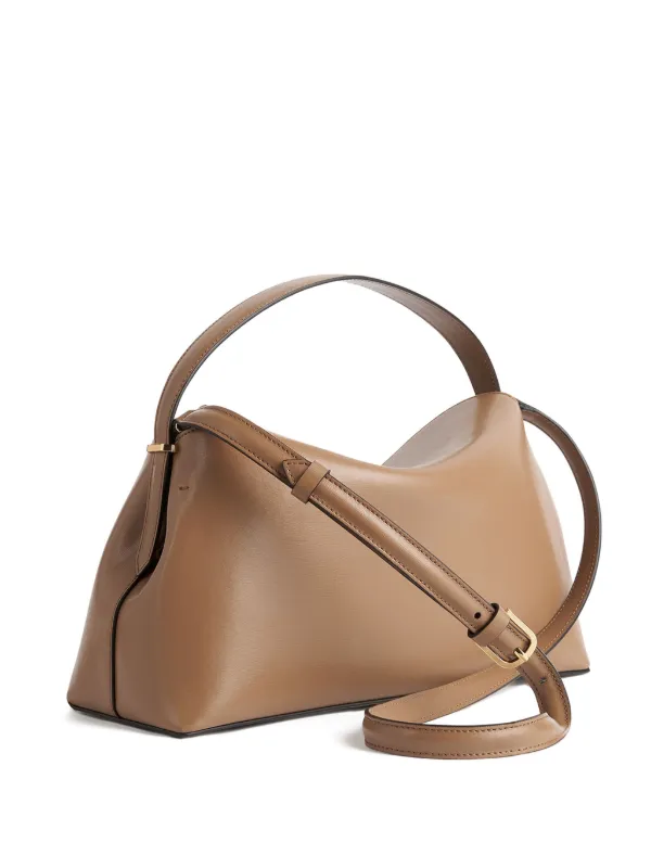 TOTEME T-Lock Leather Top Handle Bag | Brown | FARFETCH TOTEME T-Lock Leather Top Handle Bag | Brown | FARFETCH