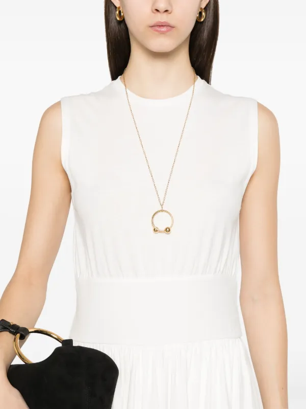 Toteme Sleeveless Cotton Maxi Dress - White