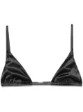 TOTEME satin bralette - Black