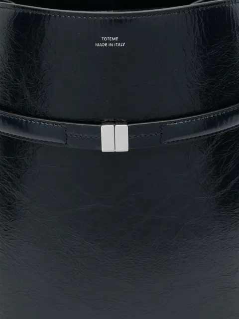 TOTEME naplack-leather belted bucket bag 244WAL0048LE0020016 - 2