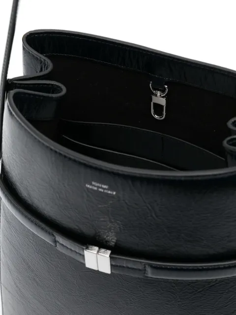 TOTEME naplack-leather belted bucket bag 244WAL0048LE0020016 - 3
