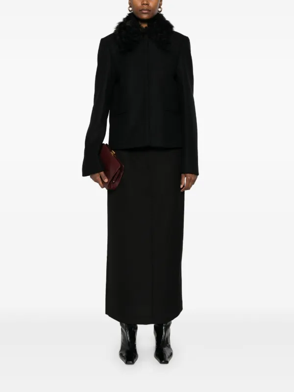 VIP価格☆【TOTEME】ブラック ラムスキン シアリングジャケット 17241811_35286241_1000.jpg