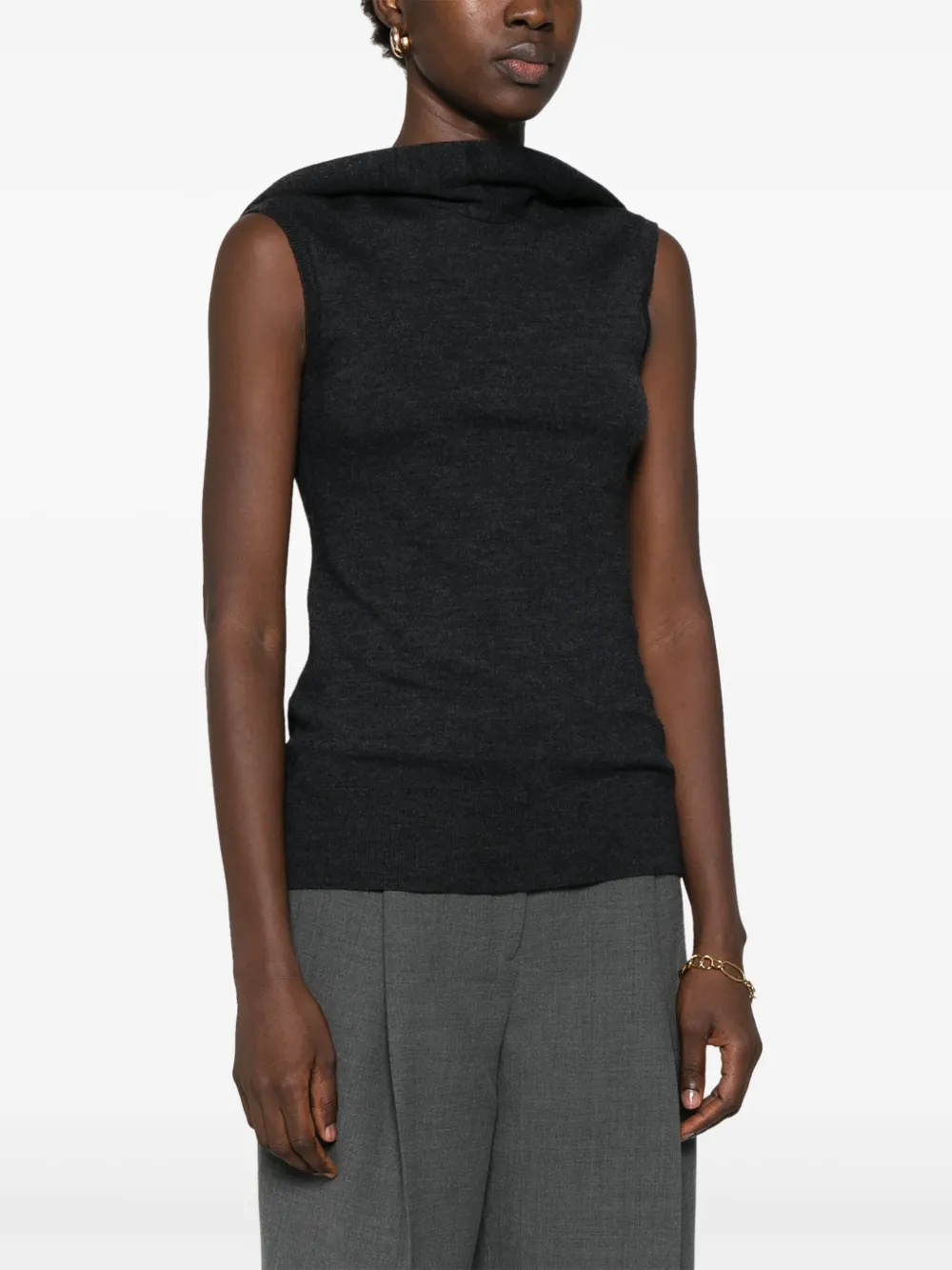 TOTEME Mouwloze top Grijs