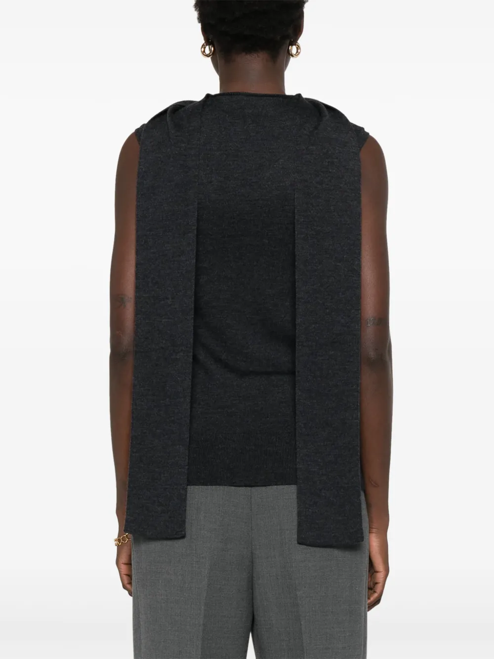TOTEME Mouwloze top Grijs