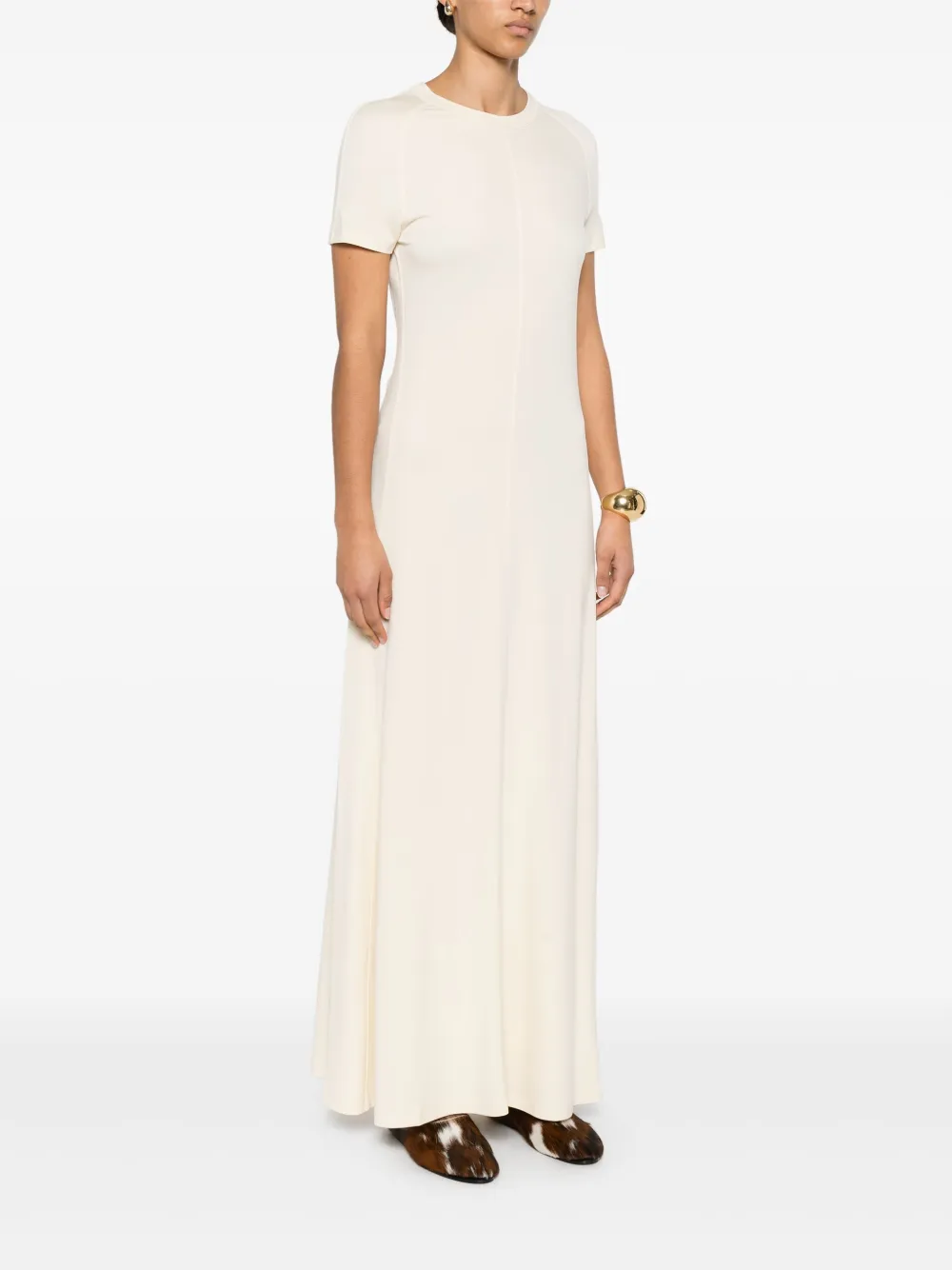 TOTEME Jersey maxi-jurk Beige