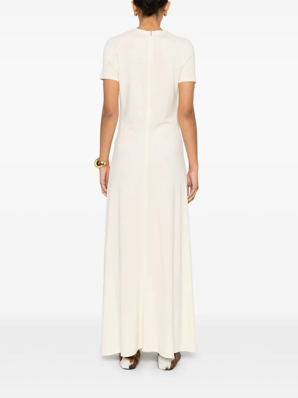 TOTEME Jersey maxi-jurk Beige