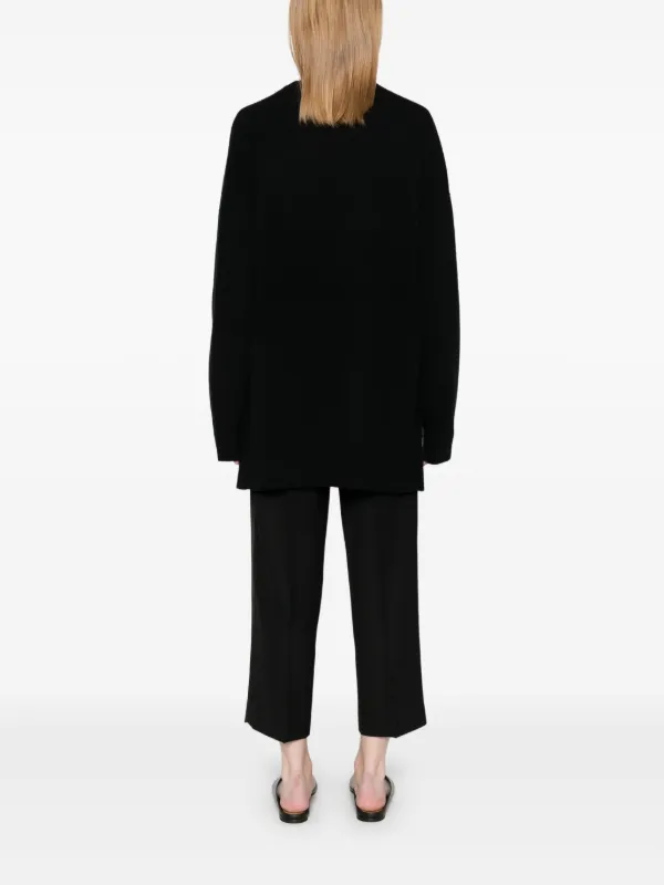 TOTEME ダブルニット セーター | ブラック | FARFETCH JP