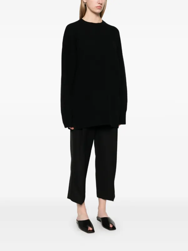 TOTEME ダブルニット セーター | ブラック | FARFETCH JP