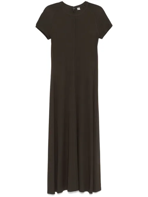 TOTEME robe longue en jersey - Vert - TOTEME - Modalova