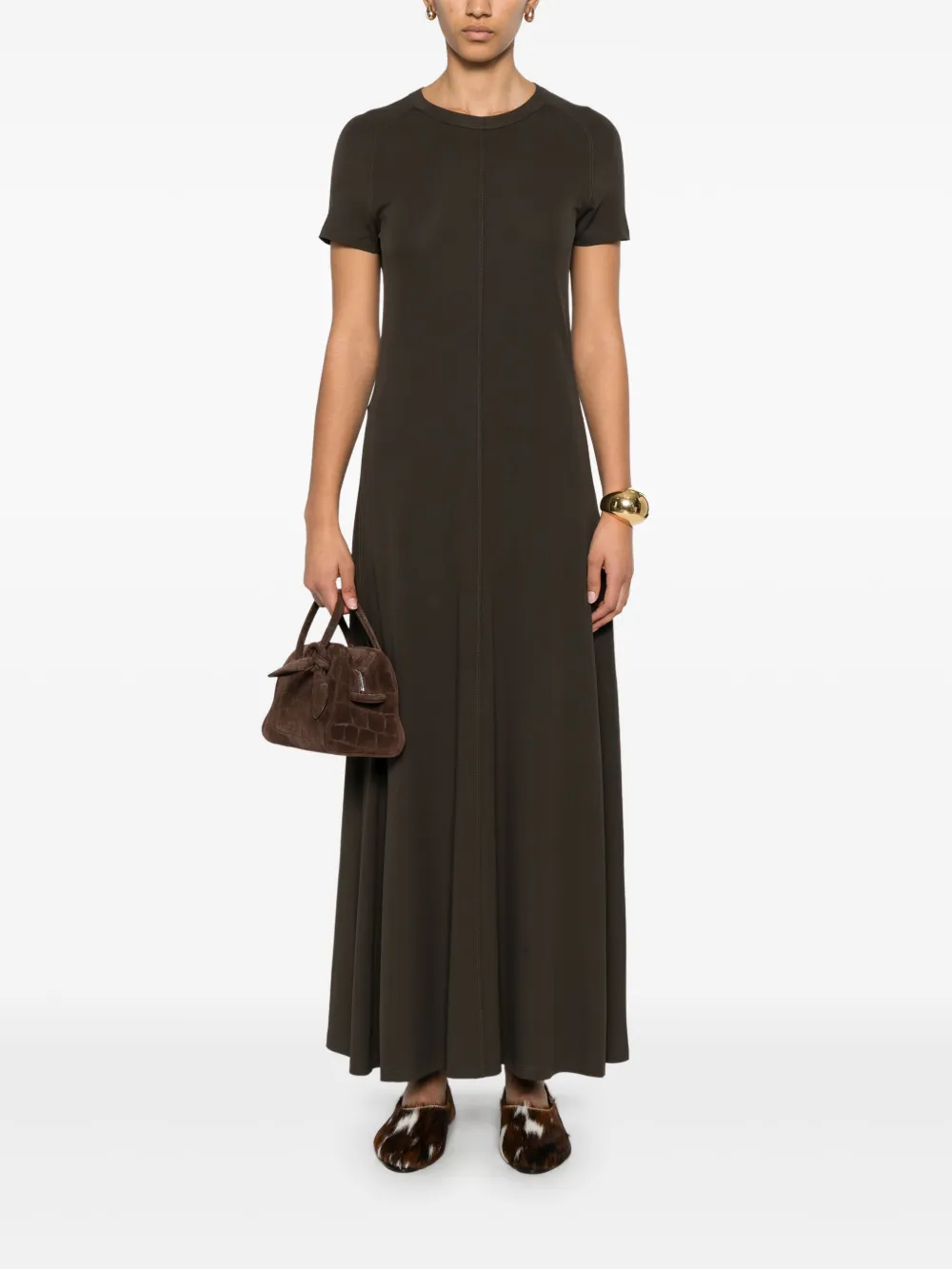 TOTEME Jersey maxi-jurk - Groen