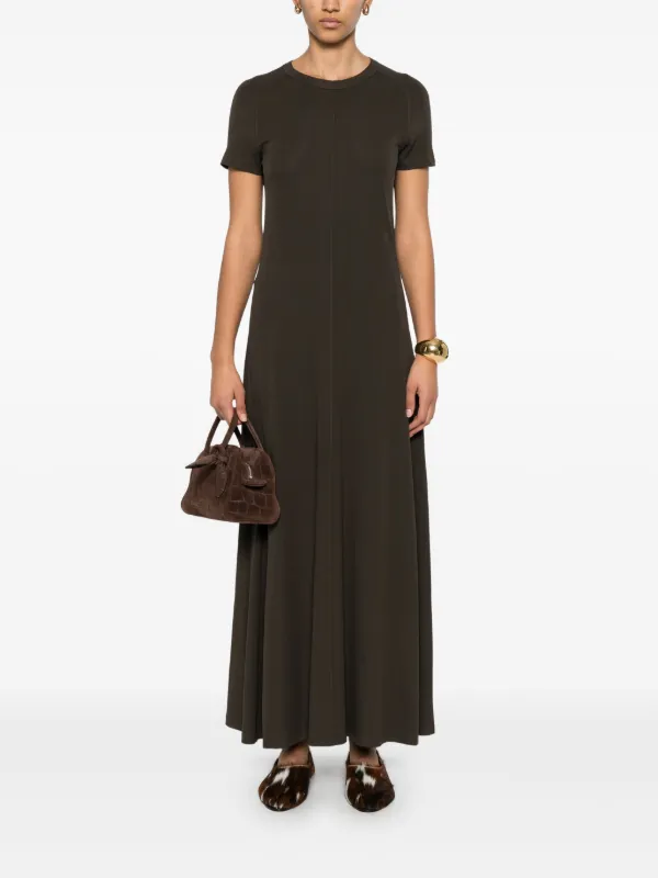 [TOOMUCHTAX] / ☆ JERSEY MAXI DRESS / BROWN TOTEME Jersey Maxi Dress | Green | FARFETCH
