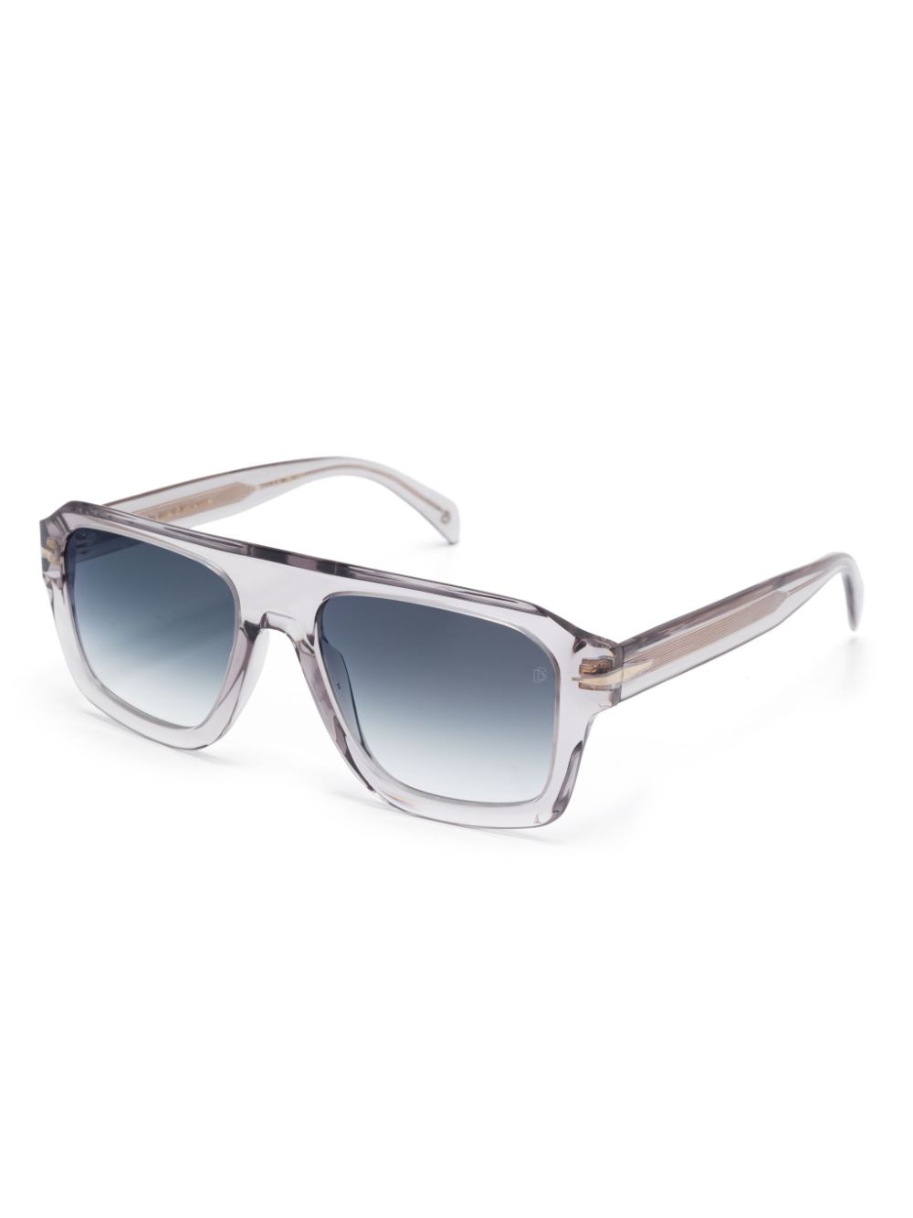 Shop Eyewear By David Beckham Transparent-frame Sunglasses In Grau