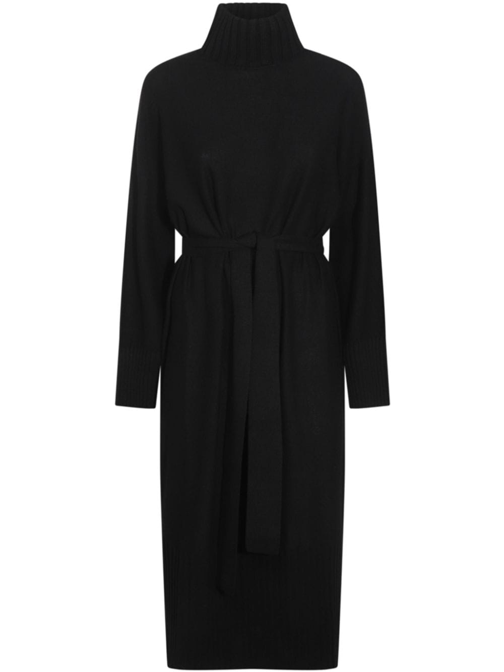 Shop Antonelli Knitted Dress In Black