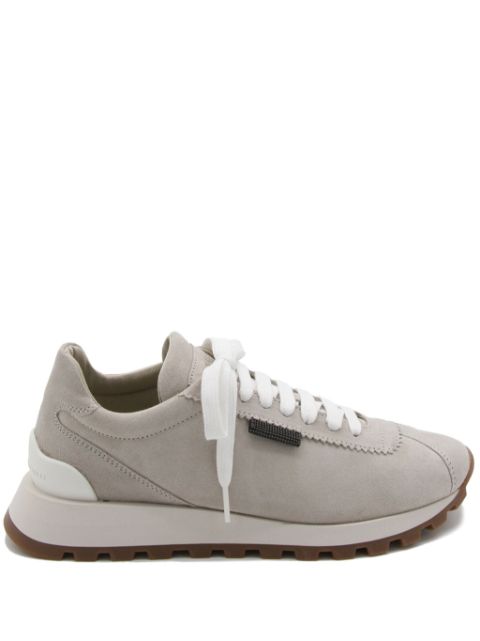 Brunello Cucinelli logo-patch sneakers Women