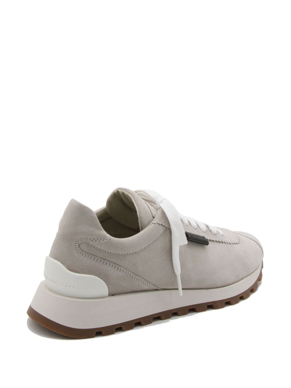 Brunello Cucinelli logo-patch sneakers Grey