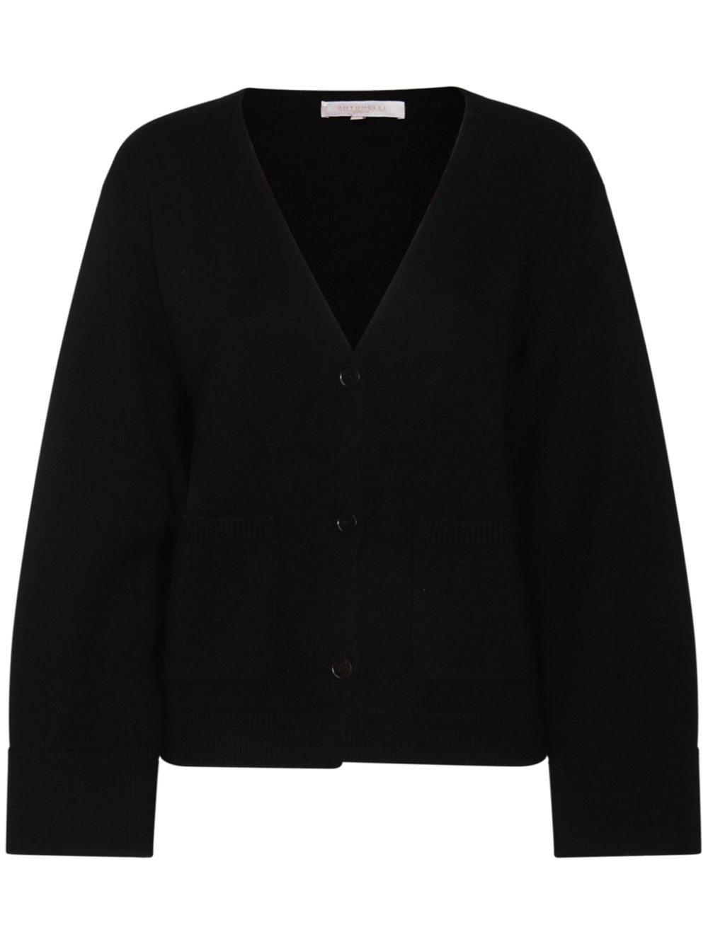 Antonelli knitted cardigan - Black