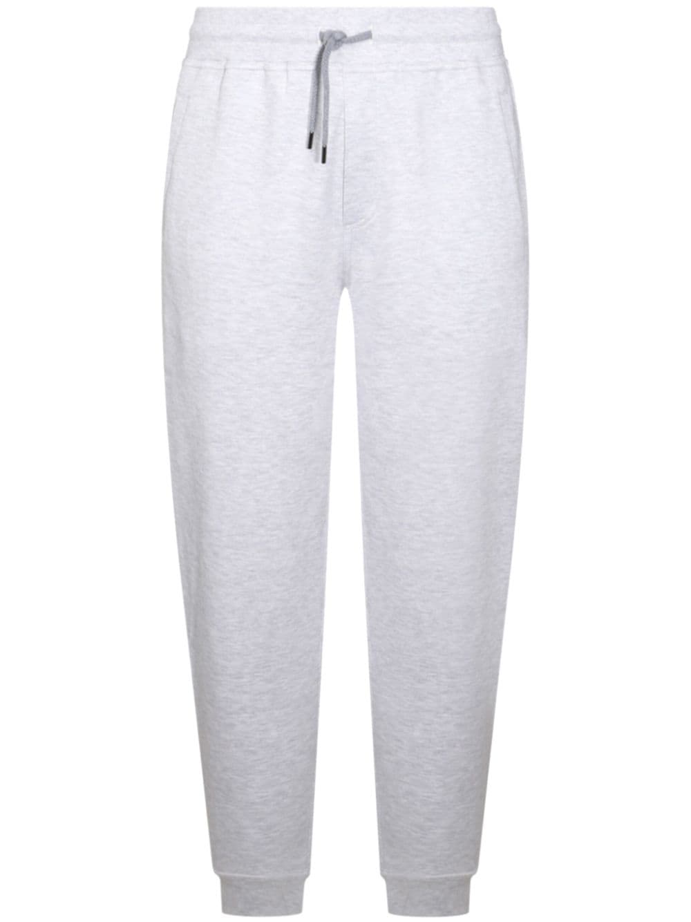 Shop Brunello Cucinelli Drawstring Track Pants In Grey