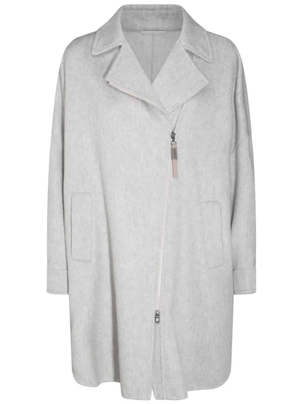 Brunello Cucinelli Jas met rits Grijs