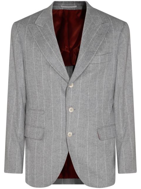 Brunello Cucinelli striped blazer Men