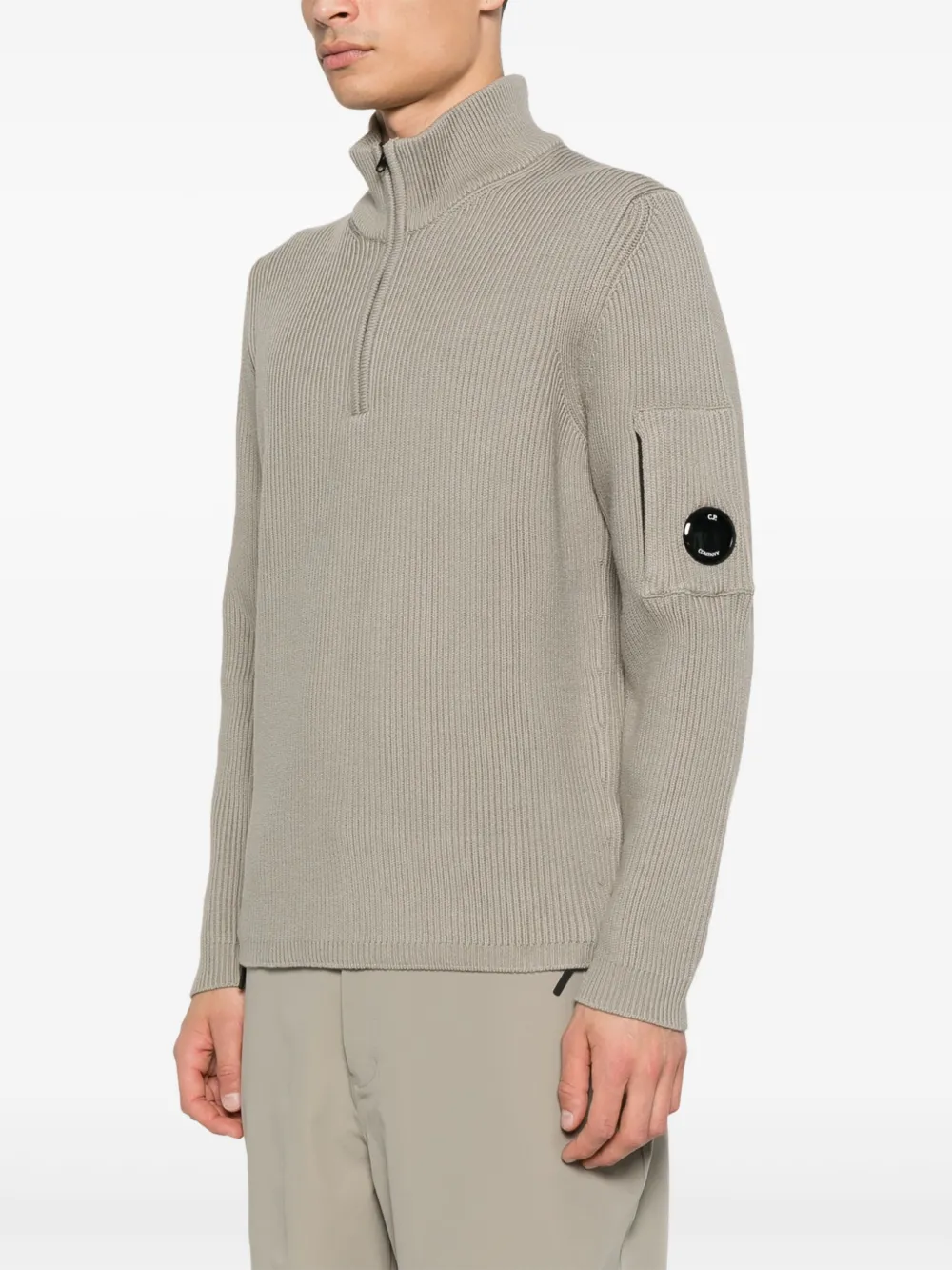 C.P. Company ハーフジップ セーター | ニュートラル | FARFETCH JP C.P. Company ハーフジップ セーター | ニュートラル | FARFETCH JP