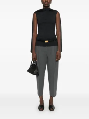【TOTEME】ミッドライズ テーラード パンツ toteme（トーテム）パンツ - FARFETCH
