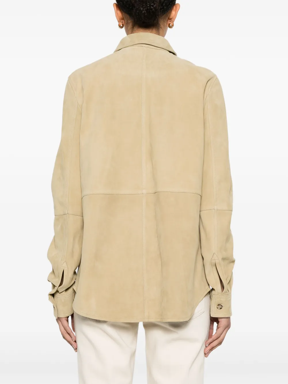 TOTEME Suède blouse Beige